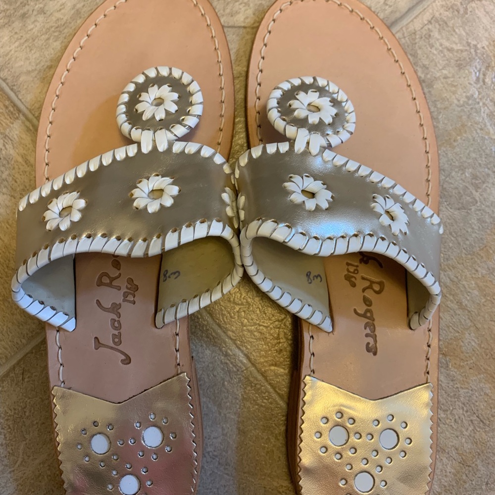 Jack Rodgers Sandals Size 8 never worn!